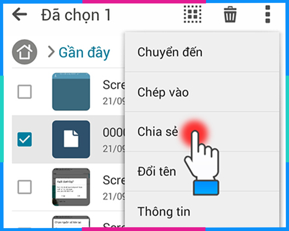 chuyển danh bạ từ android sang iphone vcard B9